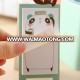 Cute recycled paper memo sticker with paper board sticky notes